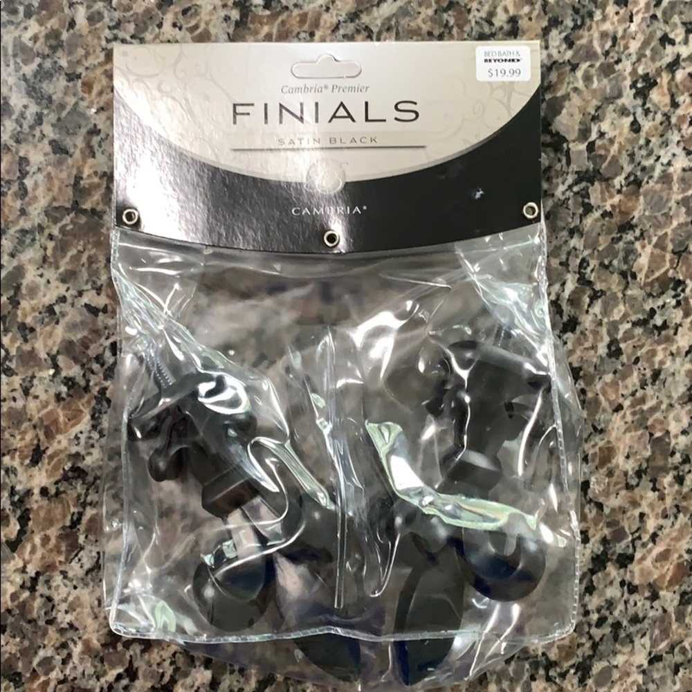 NWT Curtain Rod Ends - Picture 2 of 4